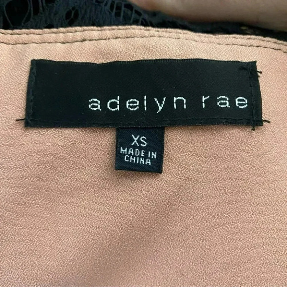 Adela Rae XS black lace sleeveless dress with built in‎ flesh slip Whimsigoth - Picture 6 of 8